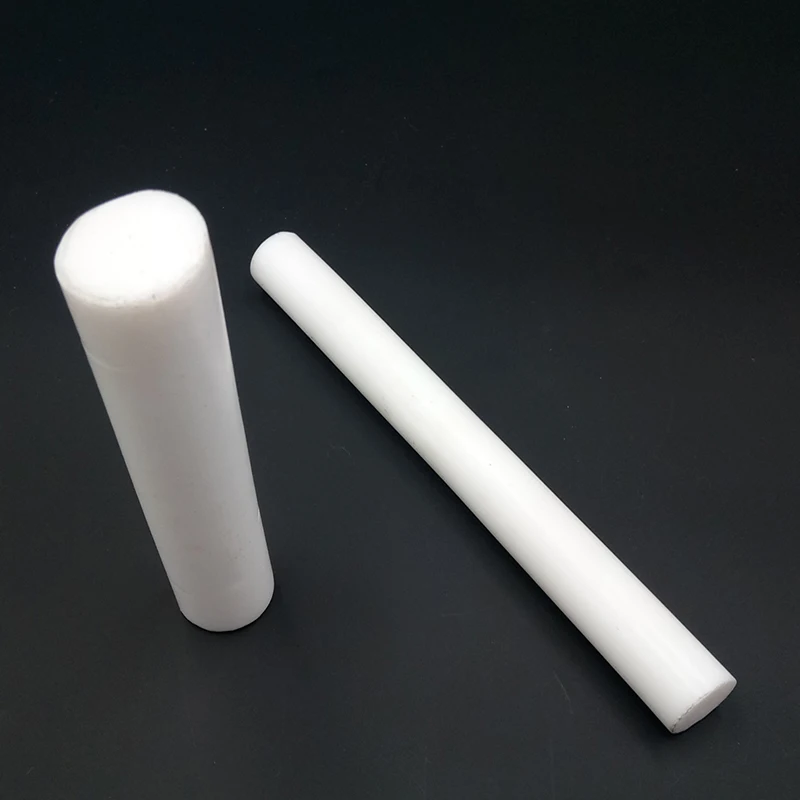 1pcs Diameter 6mm-50mm PTFE Stick Polyte trafluoroetylene Rod Polytef PTFE Bar Solid Rod Length 80mm~ 200mm ptfe rod