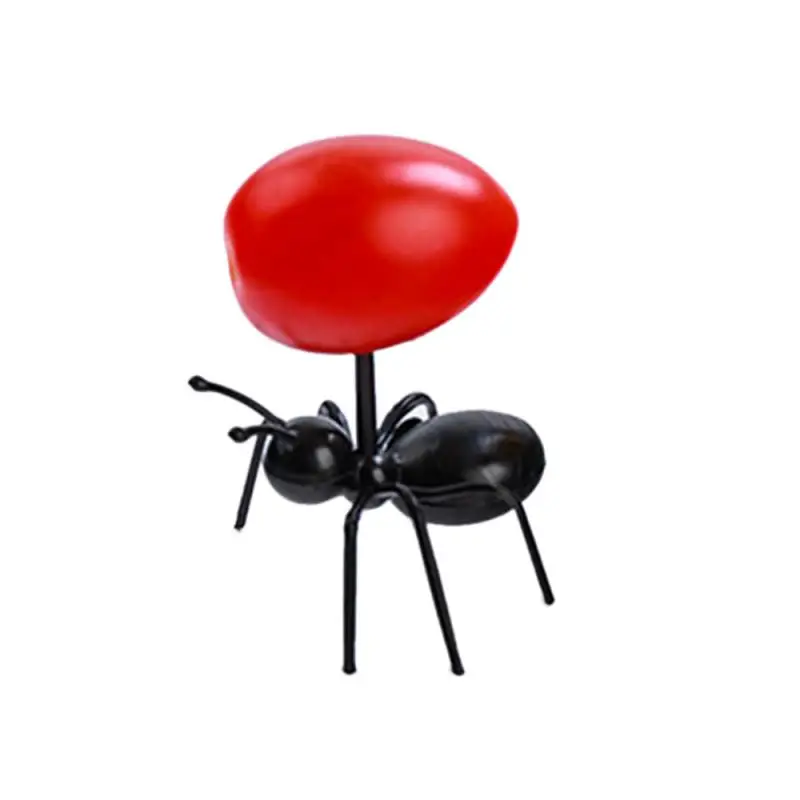 12 шт./компл. Мини Фруктовый Ant вилка Столовые приборы Пластик Десертные Вилки для торта Еда Палочки Настольная лампа для вечерние украшения Кухня инструменты