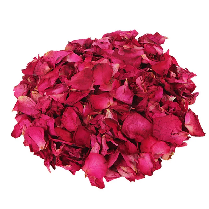 

50g /100g Natural dried rose petals dried flowers for Wedding Flowers home bath soaking footbath