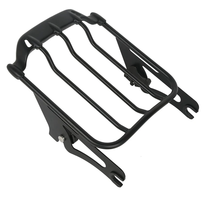 Luggage Rack Detachable Two Up Air Wing Rack for Harley Touring Models Street Road King Glide 2009- FLHR FLHX FLTR Ultra Cla
