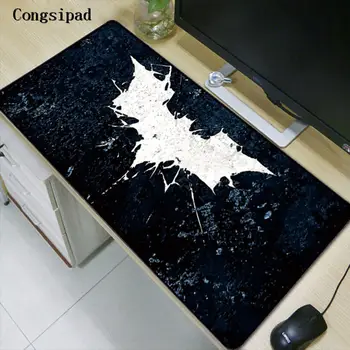

Free Shipping Game Mouse Pad Print Locking Edge Computer Gaming Batman Mousepad Rubber Play Mat 30x60/70/80cm Big Size