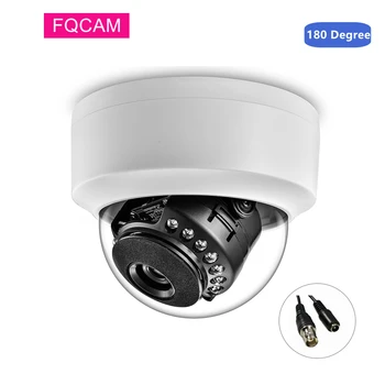 Vandalproof 5MP Video Camera AHD Full HD 1080P 4MP OSD Cable Metal Home Security Indoor Fisheye 180 Degree CCTV Infrared Camera 1