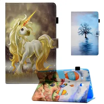 

Case For Samsung Galaxy Tab E 8.0 T377 T375 Case Cartoon Unicorn Wallet Pu Leather Stand Cover For Samsung T377 SM-T377V Case