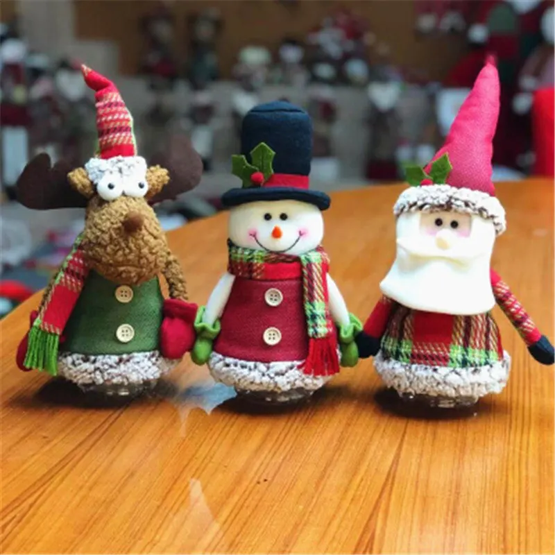New Child Kids Christmas Gift Bags Candy Jar Storage Bottle Santa Bag Sweet Christmas Bag And Boxes New Hot