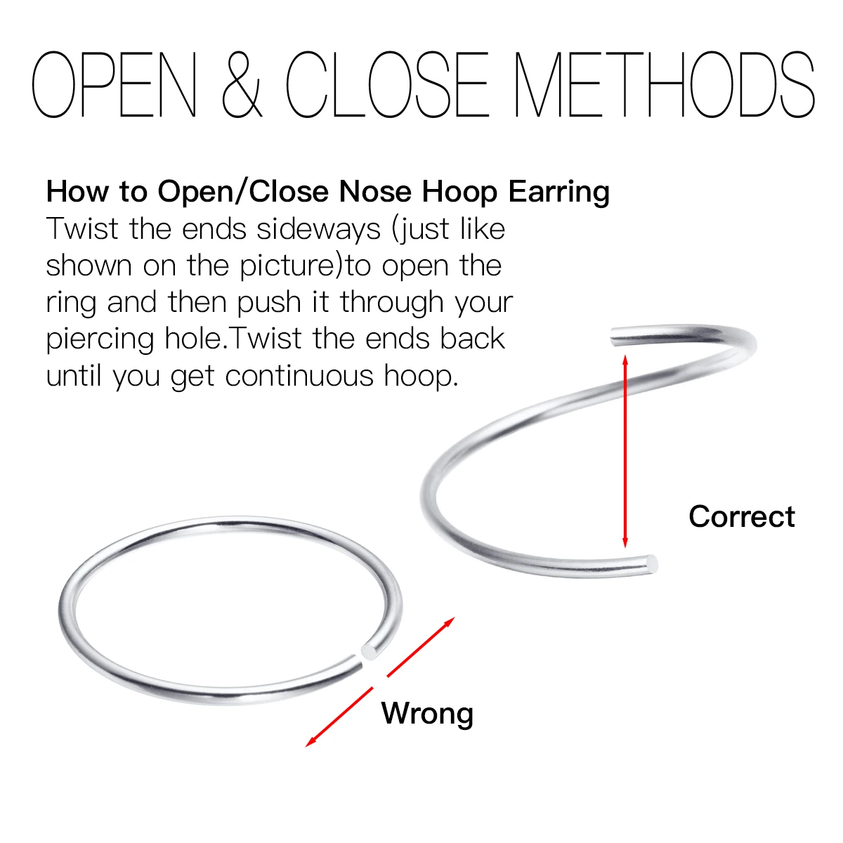 How To Put Your Nose Ring Back In