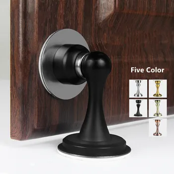 

304 Stainless Steel Wall Door Stopper Anti-Corrosion and Anti-Rust Polished to a Folded Magnetic Viscous Large Waterproof Sucked