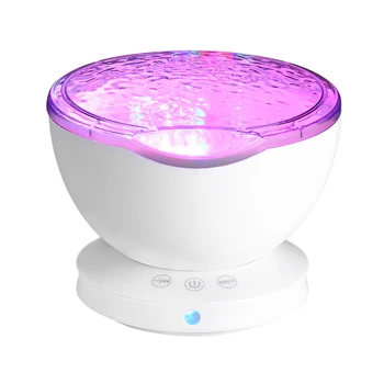 

Angle Adjustment Help Sleep Ocean 7 Colors Music Practical Projector Lamp Speaker Romantic Atmosphere Night Light Timing Desktop