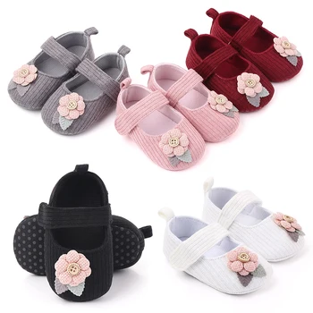 

Baby Girl Anti-Slip Casual Walking Shoes Princess Shoes Soft Soled Flat Shoes