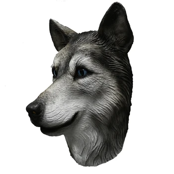 

Wolf Mask Latex Animal Full Head Mask Halloween Party Costumes Fancy Dress Carnival Mask