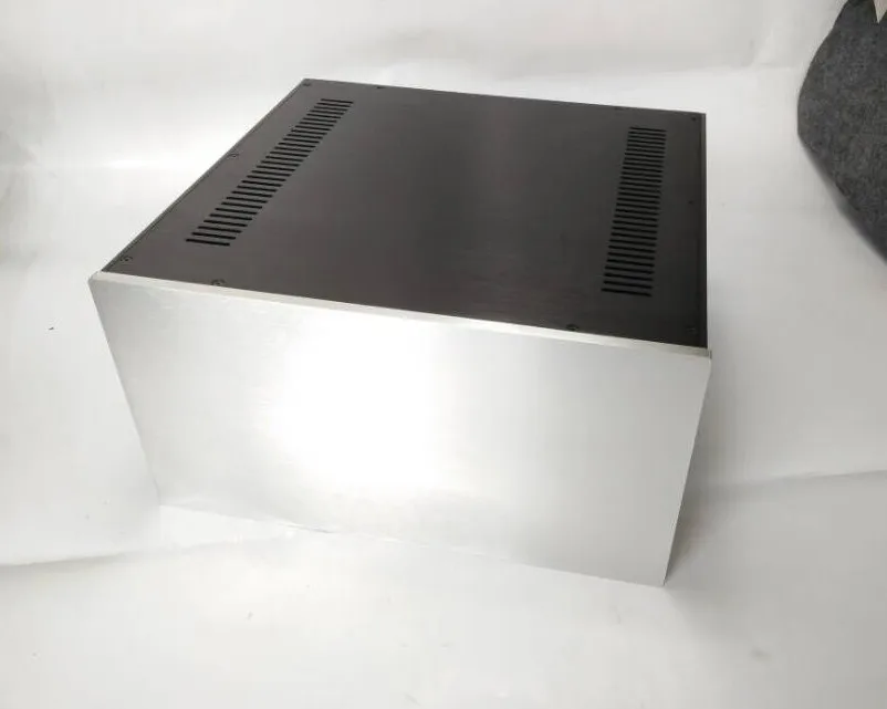 Chasis de fuente de alimentación HIFI de aluminio completo 4323 caja de amplificador estuche de auriculares carcasa de dac 430x230 x410MM