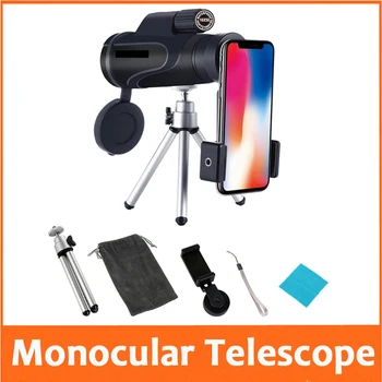 

16x50 10X Outdoor Gift Toy for Adult Children Pocket Birdwatching Monocular Telescope Portable Camping Single-tube Telescope