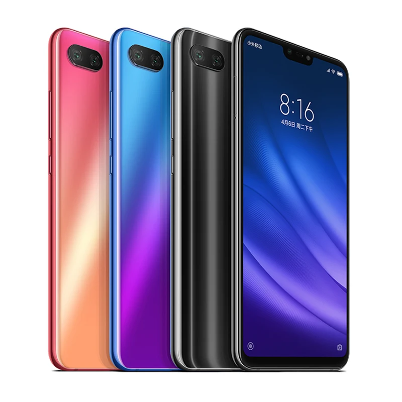 Global rom Xiaomi Mi 8 Lite 6 ГБ 128 мобильный телефон Восьмиядерный процессор Snapdragon 660