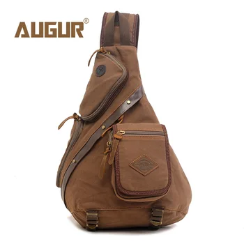 

New Multi-Function Canvas Bag Mass Breast Package Single-Shoulder Bag Dual-Use One-Shoulder Men's Bag Trend Bag