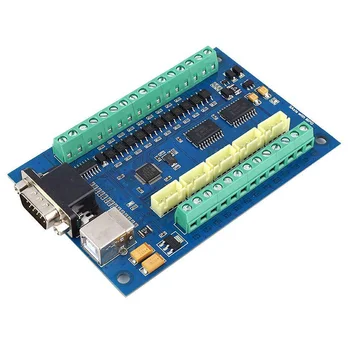 

Driver 12-24V Small 5 Axis Engraving Machine CNC USB DIY Parts Tool Interface Breakout Board With CD Stepper Motion Control Card