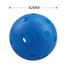 12Pcs 42MM Plastic Airflow Indoor Practice Golf Balls 2