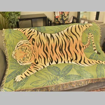 

Creative Tiger Lounge Chair Covering Home Bed Blanket Cotton Furniture Covers