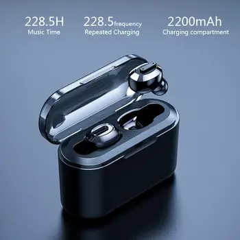 

T2 Mini In-Ear Wireless Bluetooth 5.0 Sport Earphone Stereo Music Earbuds Earpiece With Charge Box