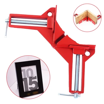 

90 Degrees Right Angle Clip Quick Fixed Woodworking Tool Multifunction 90 Degree Picture Frame Corner Clamp Fishtank DIY Holder