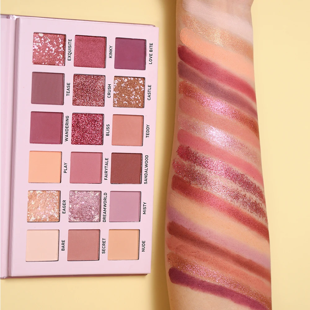 UCANBE 2pcs/lot Aromas + Nebula 18 Colors NUDE Eyeshadow Palette Makeup Glitter Shimmer Matte Pigmented Eye Shadow Cosmetics Set