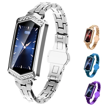 

B78 Smart Watch Women Fitness Bracelet Heart Rate Tracker Monitor Blood Pressure Oxygen Smartwatch For Android IOS WIFE Gift