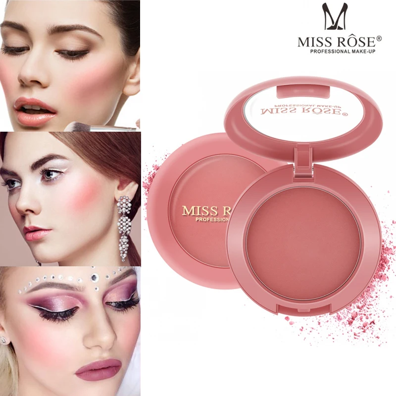 Miss Rose пудра для лица стойкая осветляет кожу цвет консилер с эффектом румян основа