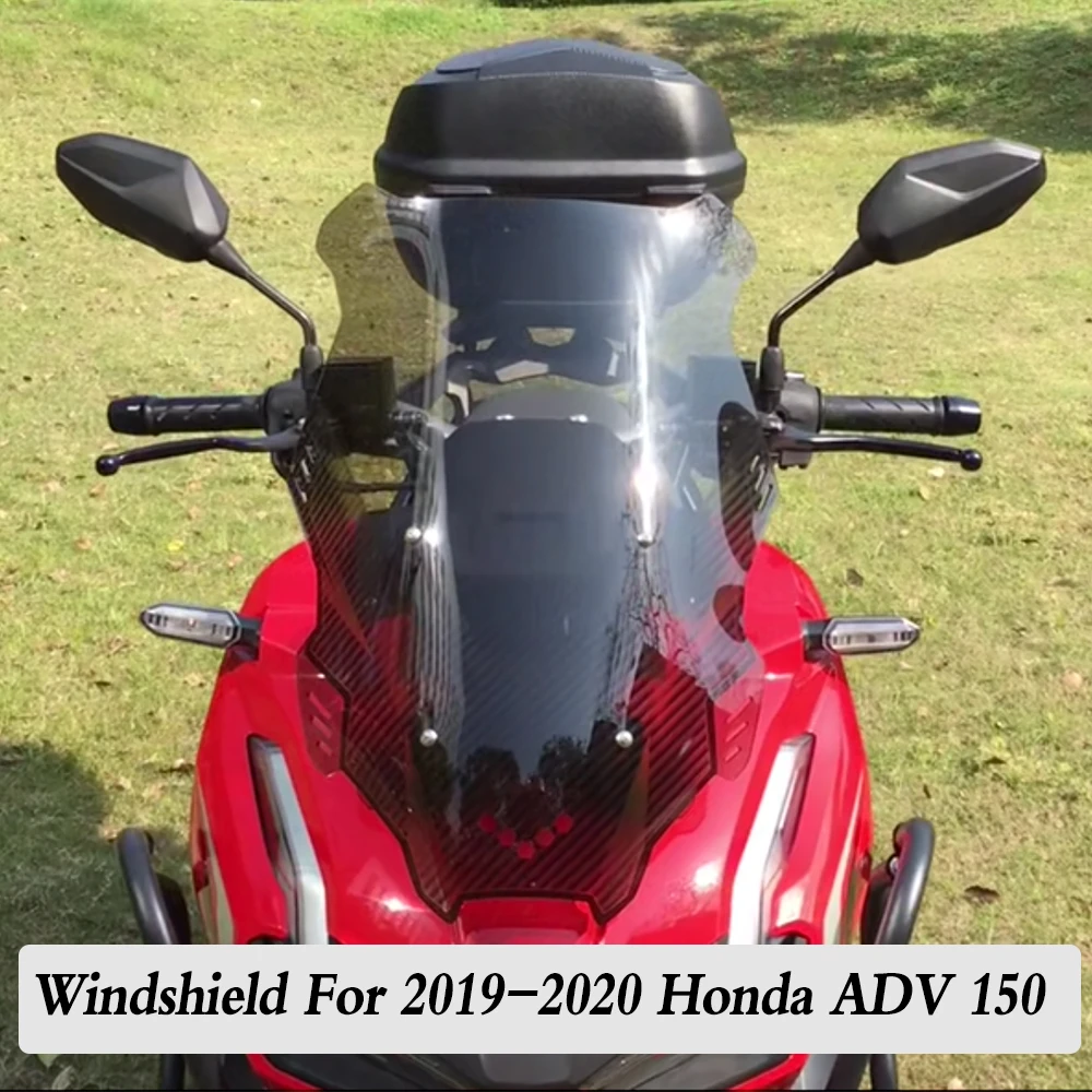 Adv150 Windshield For 19 21 Honda X Adv 150 Double Bubble Windscreen Wind Deflector Shield Visor Motorcycle Accessories Aliexpress
