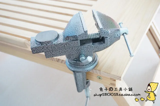 

65mm small mini table vise small cast iron DIY 360 degree rotation bench vise