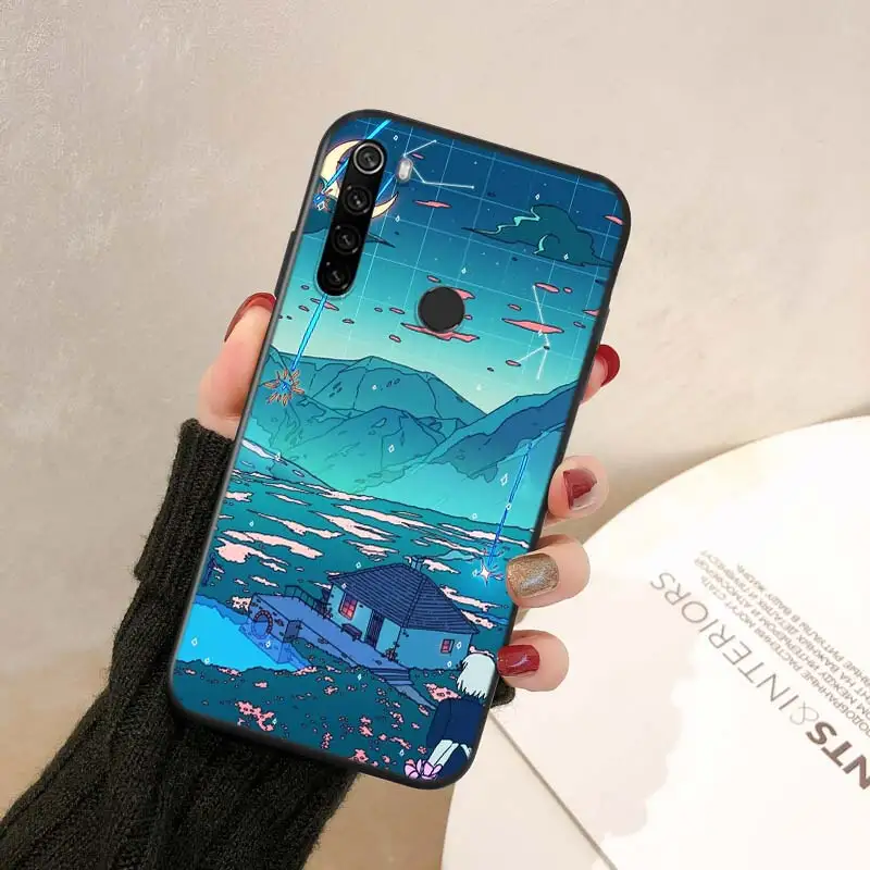 Silicone Cover Art Pixel For Xiaomi Redmi Note 9 9S Pro Max 8T 8 7 6 5 Pro 5A 4X 4 Phone Case Coque