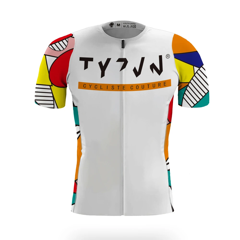 

TYZVN Summer Mens Short-Sleeve AERO Jersey 2XS-4XL Size Roupa Ciclismo Maillot Hombre Camisa De Time Breathable Anti-Sweat Shirt