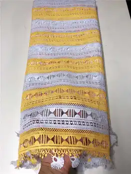 

wholesales superior quality2020 latest African Guipure cord Lace Fabric For Evening party Dresses Black