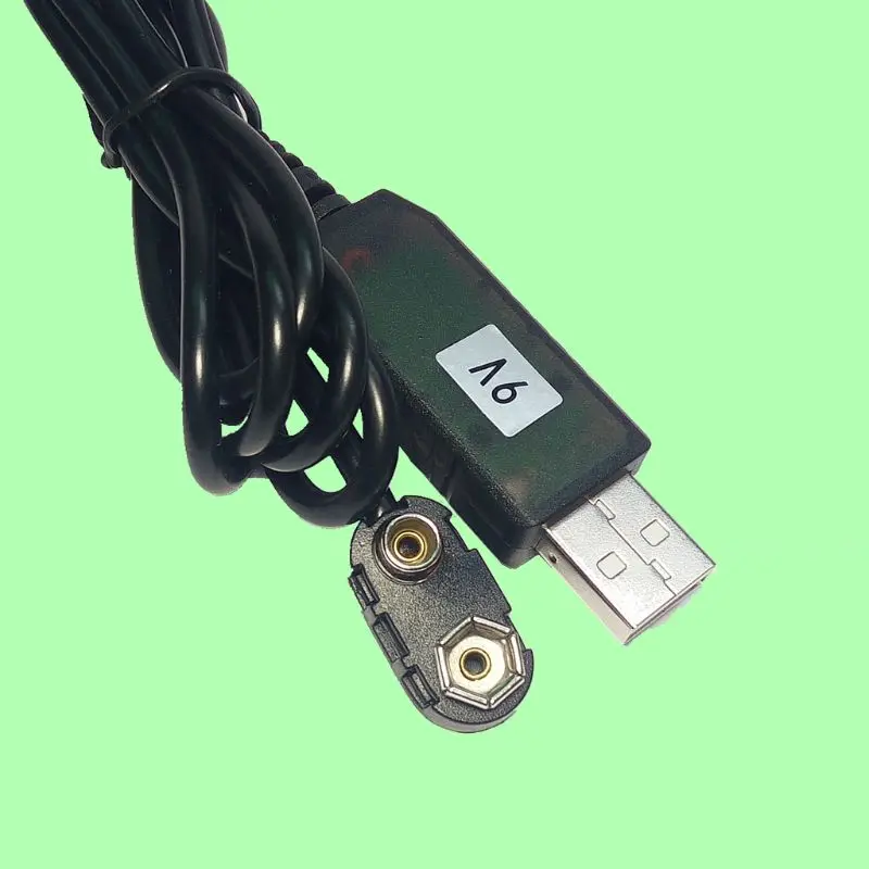 USB-кабель для устранения неисправностей аккумуляторов 2022 9 В 5 повышающий