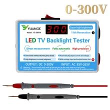O verificador multiuso do diodo emissor de luz da lâmpada e da luz de fundo da tevê conduziu a saída do verificador 0-300v dos instrumentos de medição da ferramenta do teste das grânulos das tiras