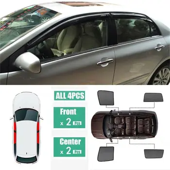 

For Toyota Corolla 4Pcs Windows Sunshade Ray Protector Mesh Block Privacy Visor