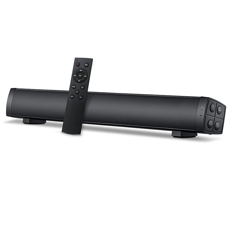 

Wireless Bluetooth Soundbar 10W Remote Control Small Portable Home Desktop Stereo HiFi bass Subwoofer Microphone Loudspeaker