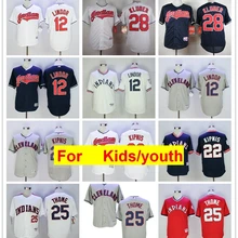 Молодежный Кливленд Франсиско Линдор Jim Thome Corey Kluber Jason Kipnis FLEX& Cool базовый плеер Джерси