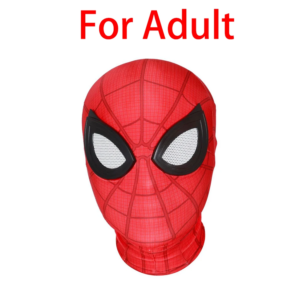 3D Raimi Человек-паук/вдали от дома/в стих-паук/маски Мстители Железный человек-паук косплей костюмы маска супергероя Хэллоуин - Цвет: C01-Adult