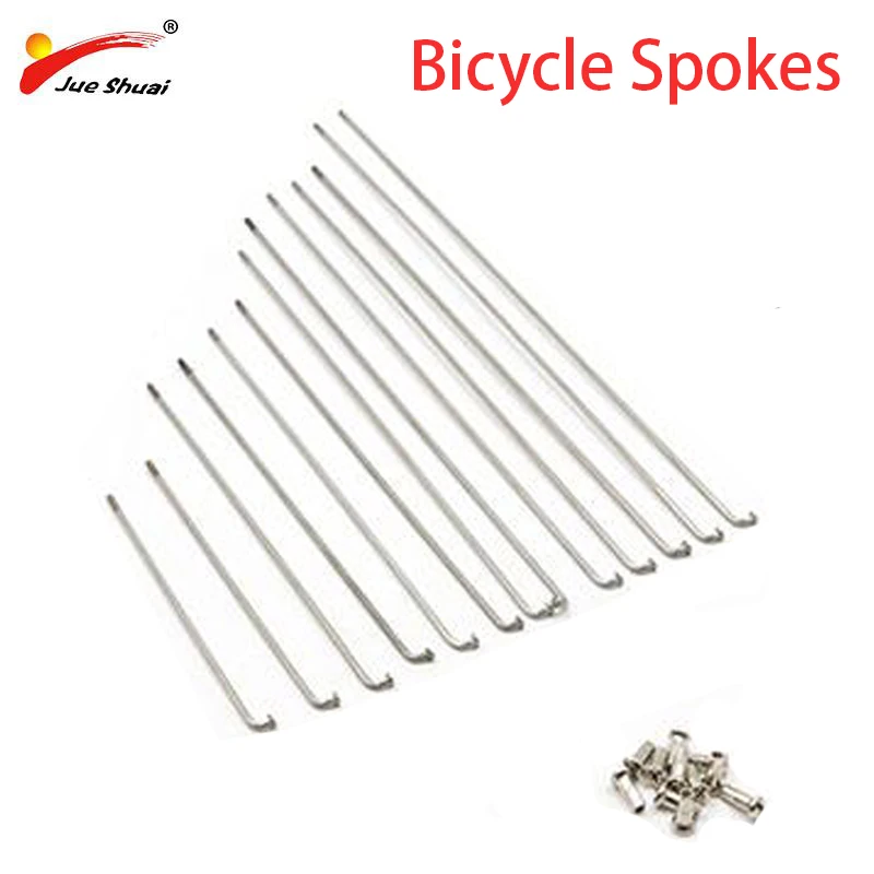 Bicycle Spoke 36 Holes 36 Pieces 10G / K Bicycle Spoke Head "J" Curved