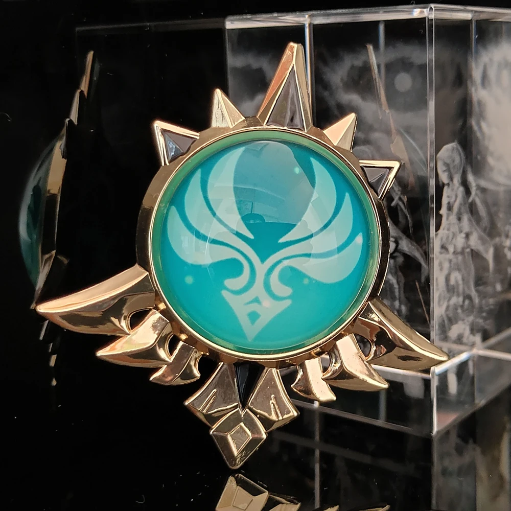 Genshin Impact Trinket Mondstadt Liyue Harbor Vision Of God Keychains Anime Accessories Bag Pendant Key Rings High Quality