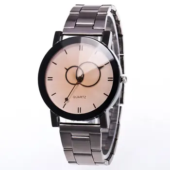 

Creative second hand steel belt ladies watch Fashion Retro Nostalgic Style wild quartz watch fashion design simple watch