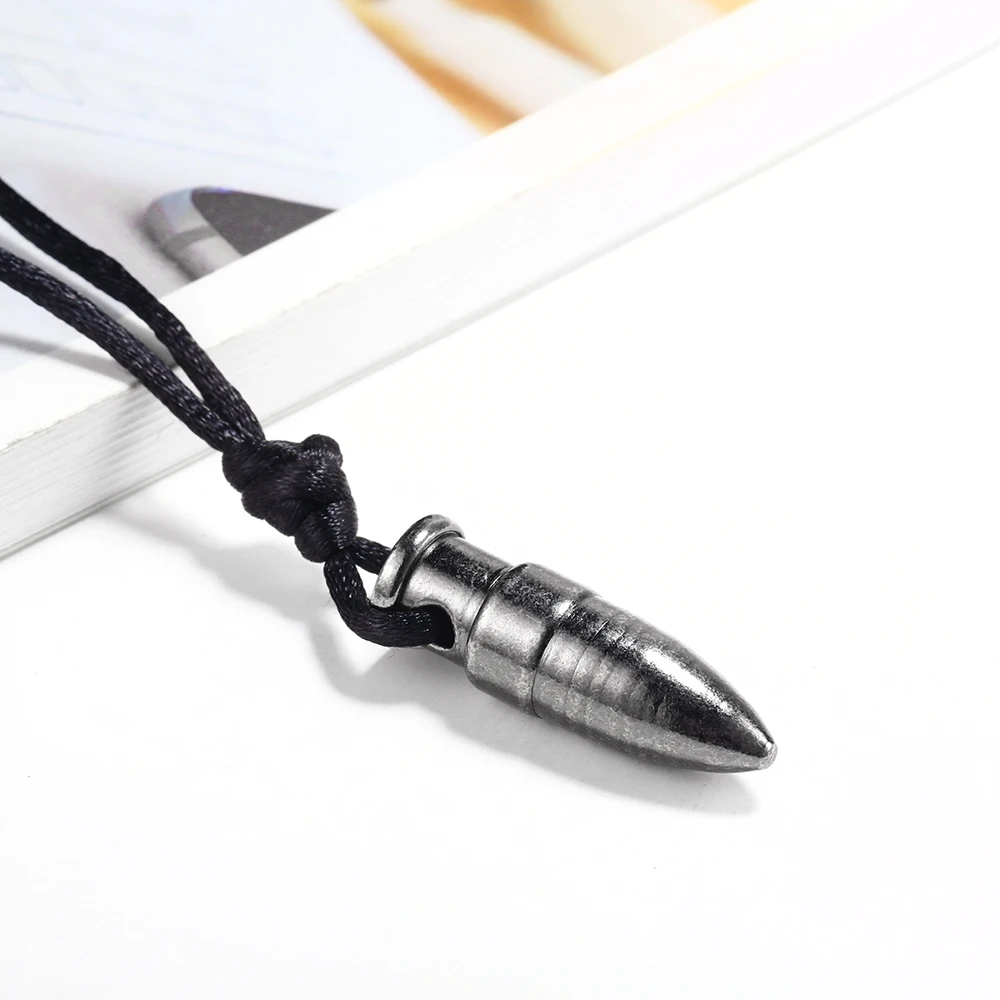 XUANHUA Bullet Pendant Long Necklace for Men Stainless Steel Rope Necklaces Elephant Old Fashion Women Jewelry | Украшения и
