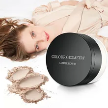 Пудра контроль масла для осветления лица Mattlfying естественная Установка Порошок рассыпчатая пудра Макияж пудра основа порошок Ремонт#301028