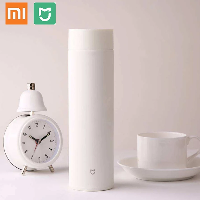 Термокружка Xiaomi Mijia, Термокружка, 500 мл, кофейная чашка, кружка с крышкой в подарок для детей, термос, бутылка из нержавеющей стали 316