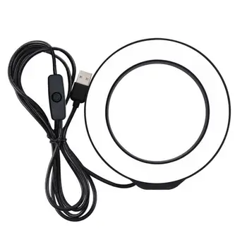 

4.7 Inch Ring Light With Stand - Photography Selfie Light Ring For Smartphone Makeup Webcast Tripod Ring Light With Holder