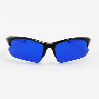blue golf glasses