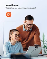 DEPSTECH DW49 4K 8MP HD Webcam with Noise-Canceling Microphone/ Privacy Cover/ Tripod Plug Play USB Web Camera for Meeting Video - Image 5