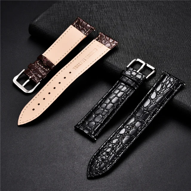 Aligator Emboss Calfskin Watch Strap 5