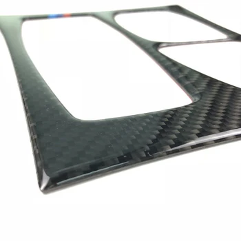 

Auto Carbon Fiber Gear Shift Box Panel Cover Trim For BMW X5 E70 X6 E71 2010-13 Car Stickers Decorative Accessories