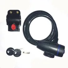 Велосипедный замок для горного велосипеда tiao xing suo Противоугонный замок с проволокой круговой замок аксессуары оптом