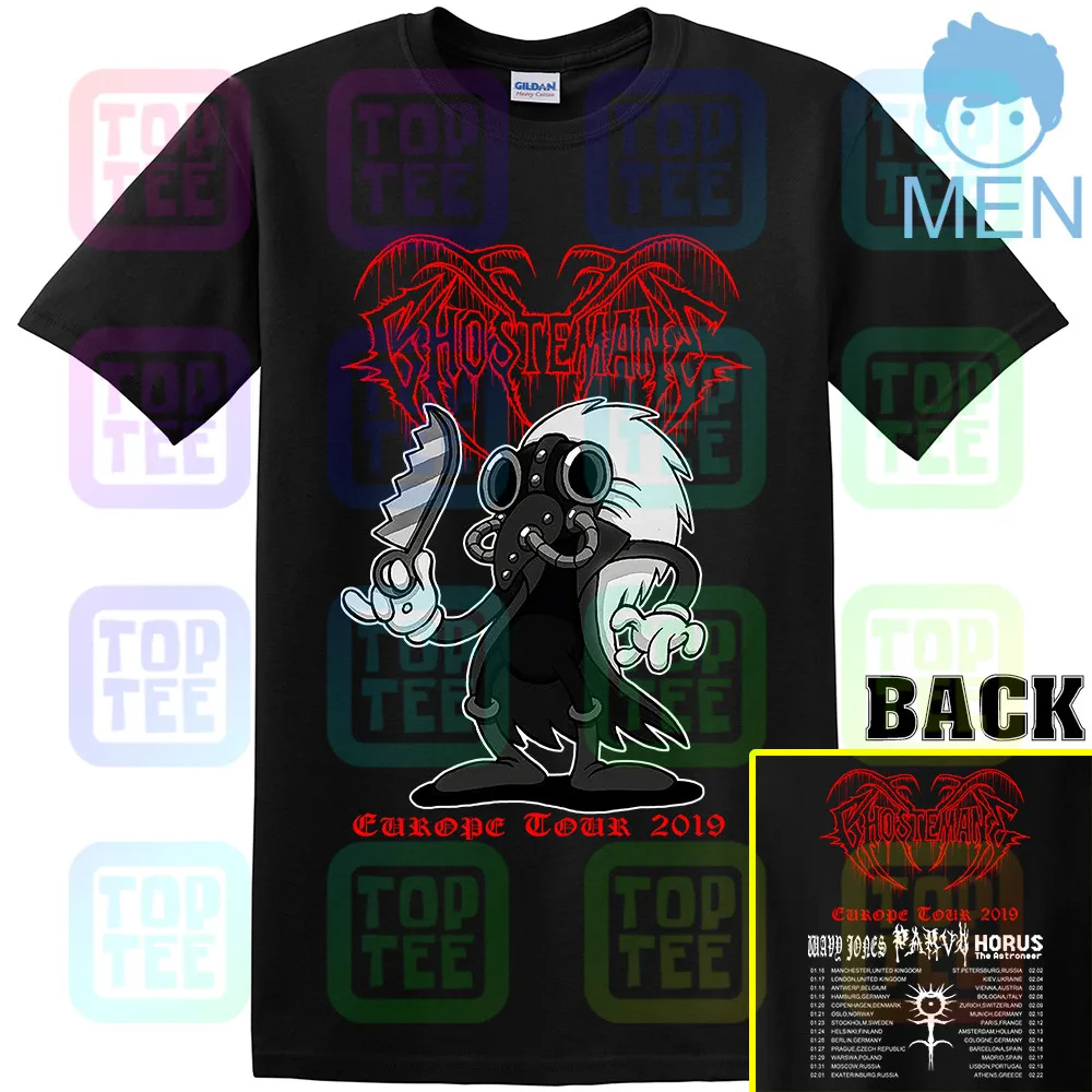 RARE ITEMS Ghostemane Europe Tour футболка S-3XL - Цвет: Черный