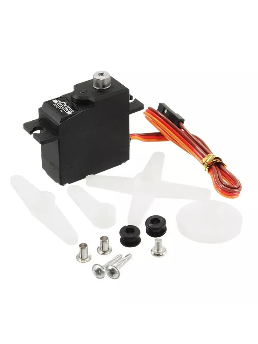 JX PDI-1181MG 18g 3 5 кг металлическая Шестерня цифровой сердечник сервопривод тонкая